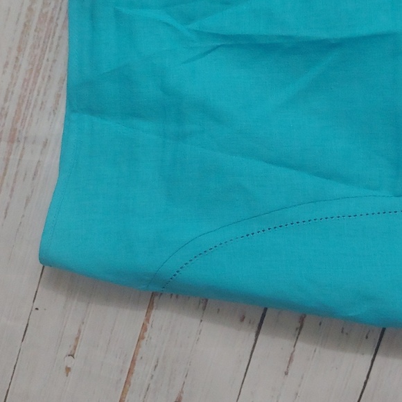 SAG HARBOR LINEN BLEND MIDI SKIRT - Picture 3 of 7